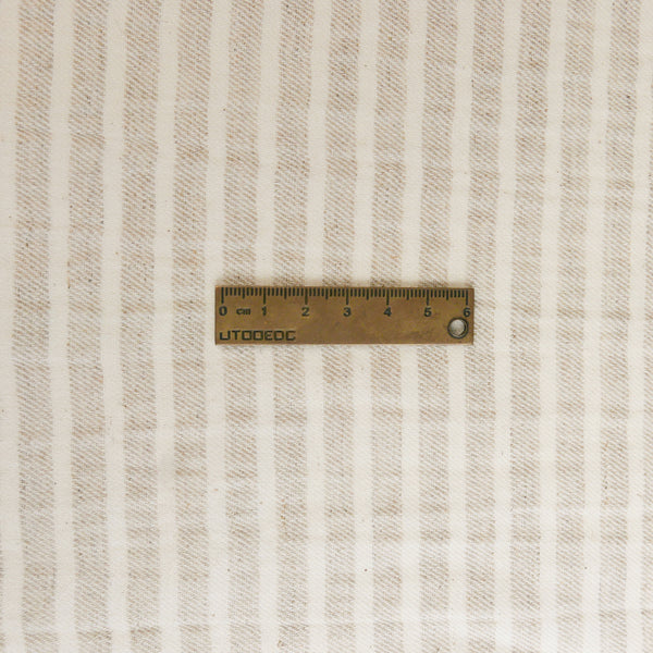 Hanako - Washer Finish Linen | Wide Stripe