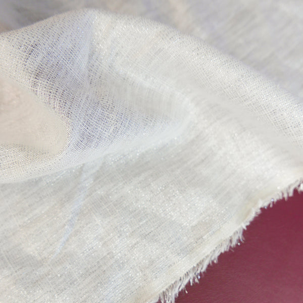 Barilla - European Lurex Linen | Starlight