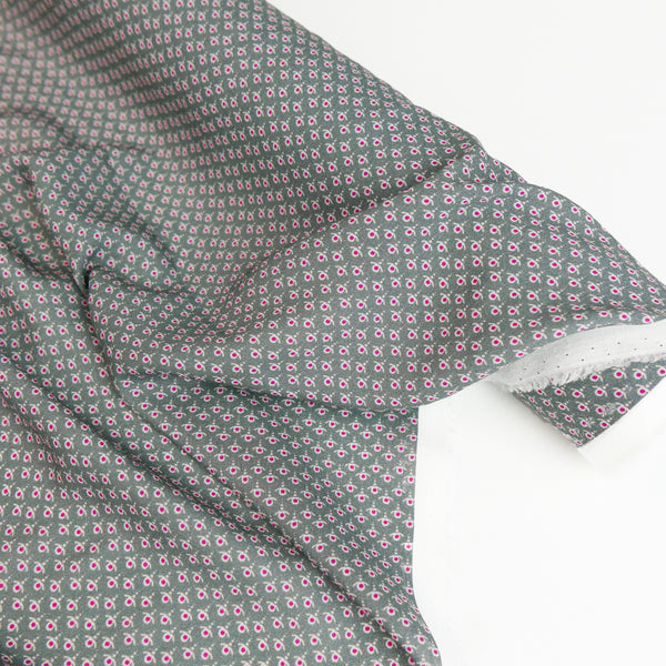 Izmir - Turkish Printed Rayon | Ash