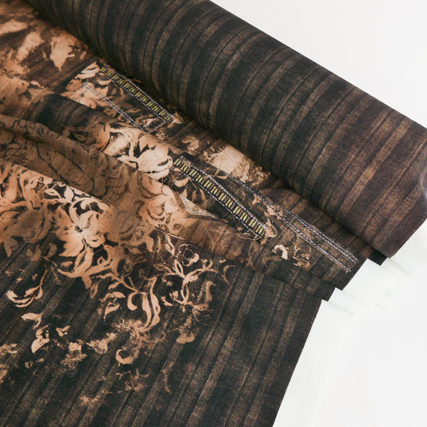 Trompe L’œil - Printed Knit | Tan Brocade
