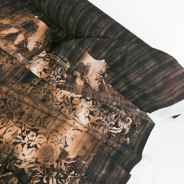 Trompe L’œil - Printed Knit | Tan Brocade