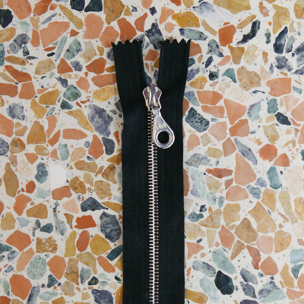 Riri 94cm Double-Ended Zip | Gold & Silver