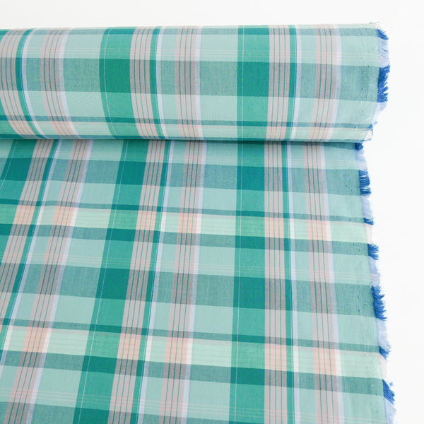Steffi - Italian Yarn Dyed Cotton | Aquamarine