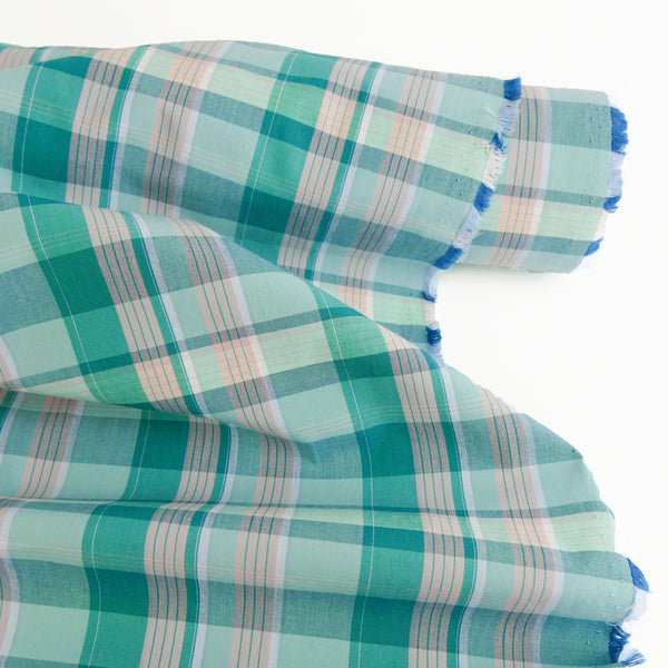 Steffi - Italian Yarn Dyed Cotton | Aquamarine