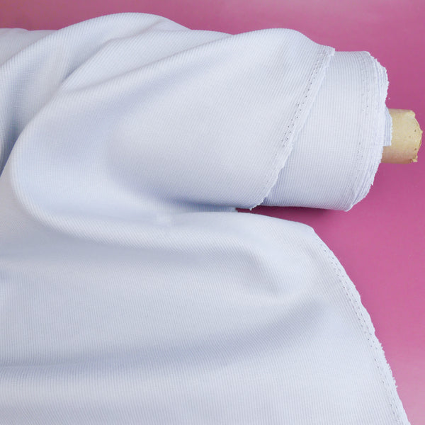 Korean Cotton Ribbing | Misty Blue #8