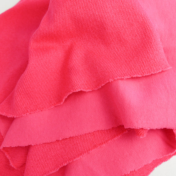 French Terry Sweatshirting | Electric Pink
