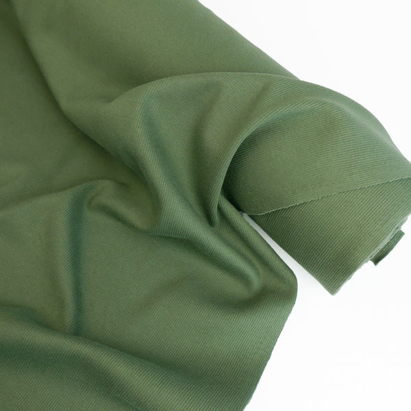 Korean Cotton Ribbing | Olive #5