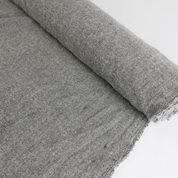 Italian Wool Flannel - Grey Marle