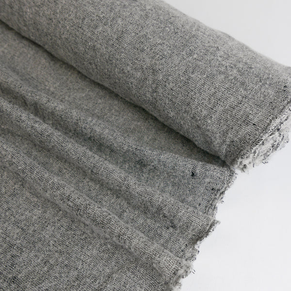 Italian Wool Flannel - Grey Marle