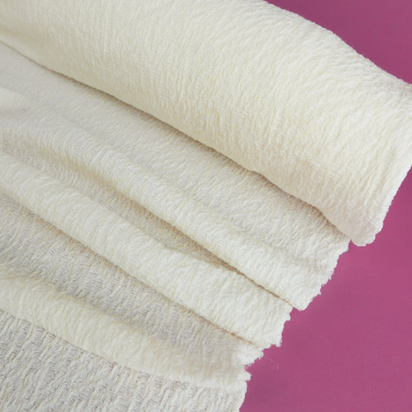 Italian Merino Jacquard Knit - Marshmellow