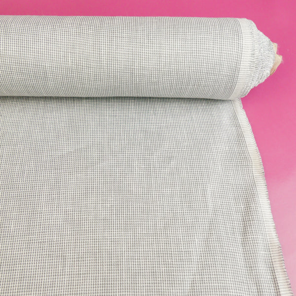 Raya - Mini Basket Weave Linen | Pebble