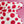 Kusama - Screen-Printed Linen | Cherry (LAST CUT - 2M)