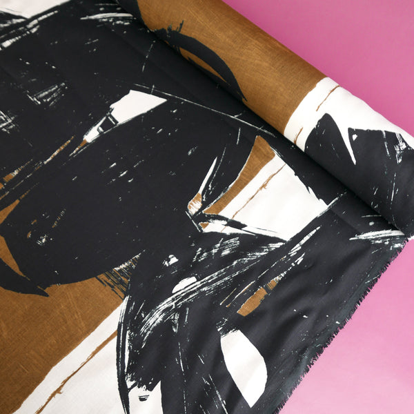 Bombay - Screen-Printed Linen | Cat