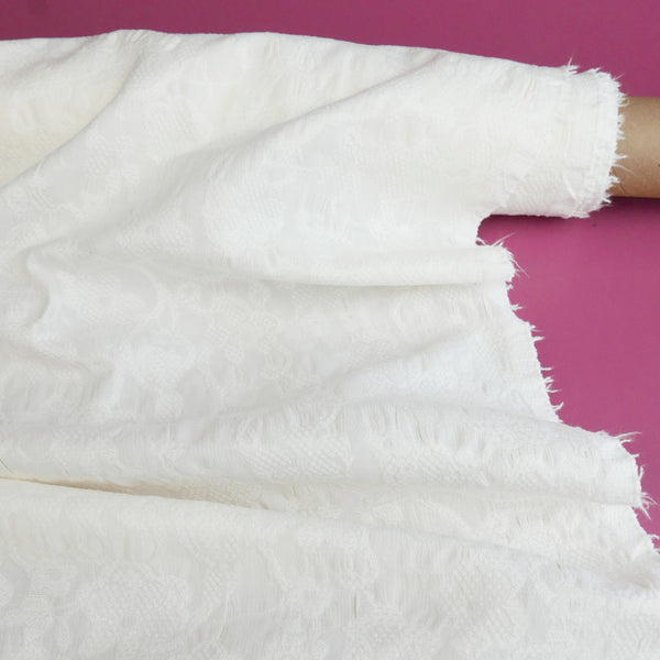 Ilena - Cotton Jacquard | Pearl