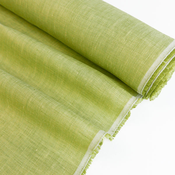 Jacob - European Linen Chambray | Wasabi