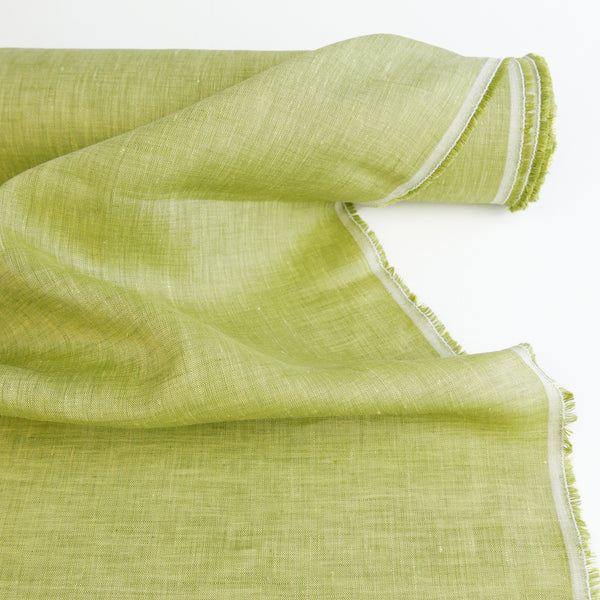 Jacob - European Linen Chambray | Wasabi