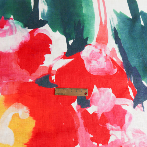 Garden Party - Screen-Printed Linen | Floral Placement