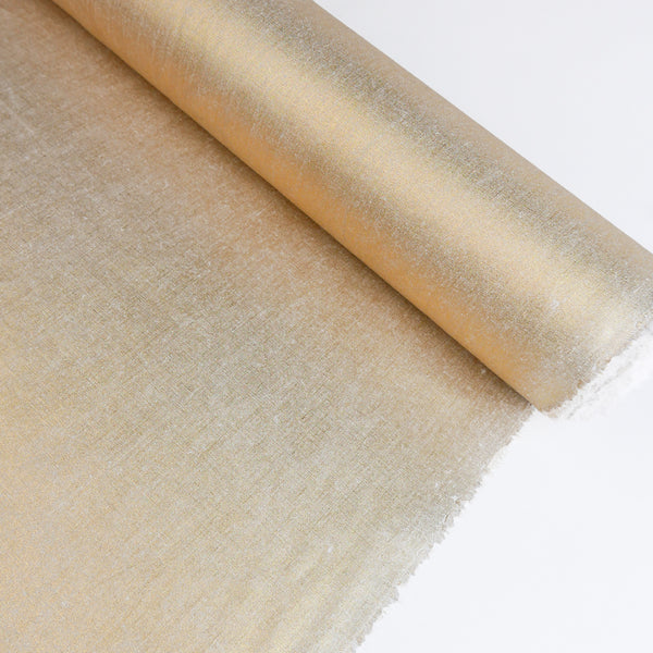 Ramona - European Foiled Linen | Light Gold