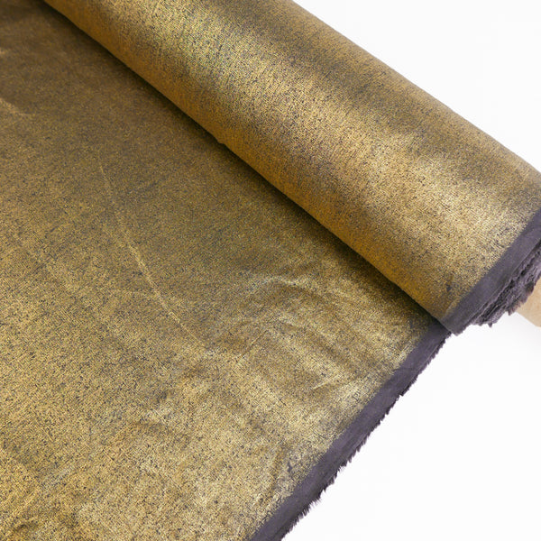 Ramona - European Foiled Linen | Antique Gold