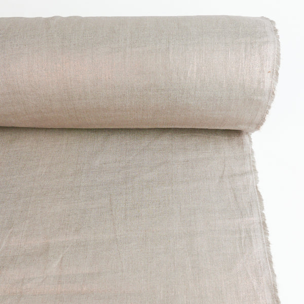 Ramona - European Foiled Linen | Rose