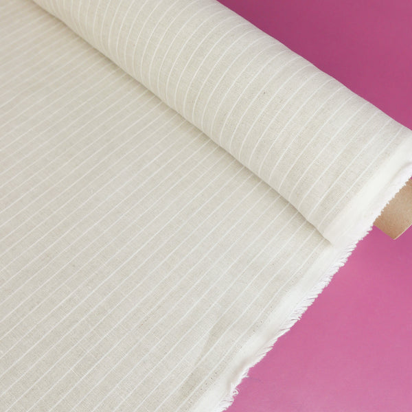 Fabiana - European Yarn-dyed Linen | Pinstripe
