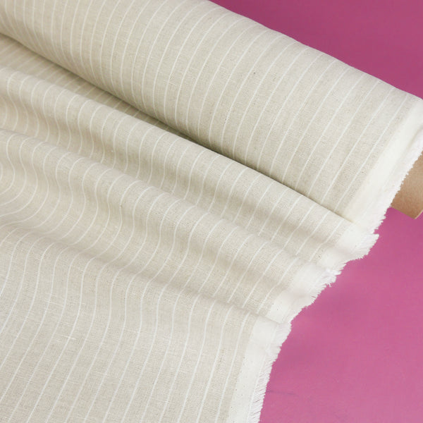 Fabiana - European Yarn-dyed Linen | Pinstripe