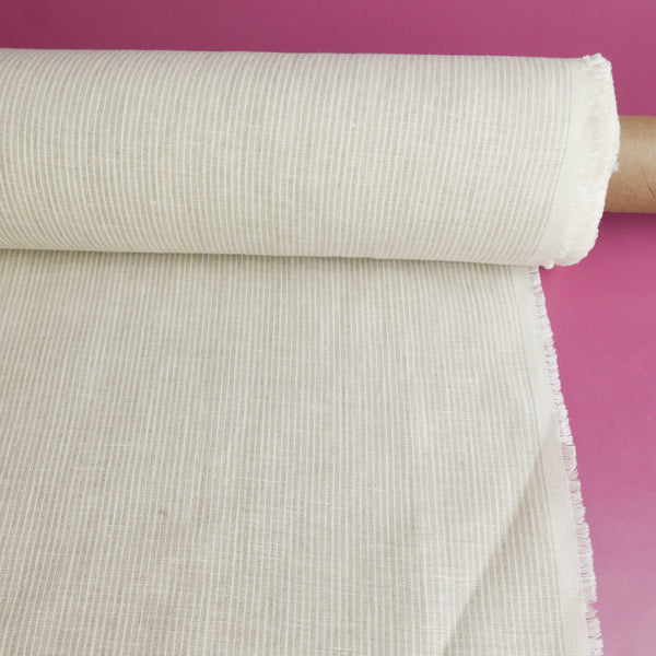 Fabiana - European Yarn-dyed Linen | Mini Stripe