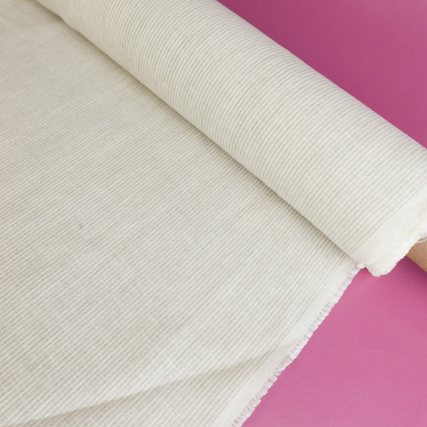 Fabiana - European Yarn-dyed Linen | Mini Stripe