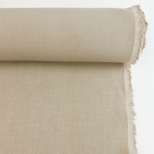 Gia - European Slubbed Linen | Oatmeal