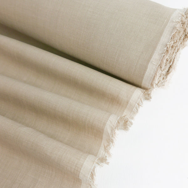 Gia - European Slubbed Linen | Oatmeal