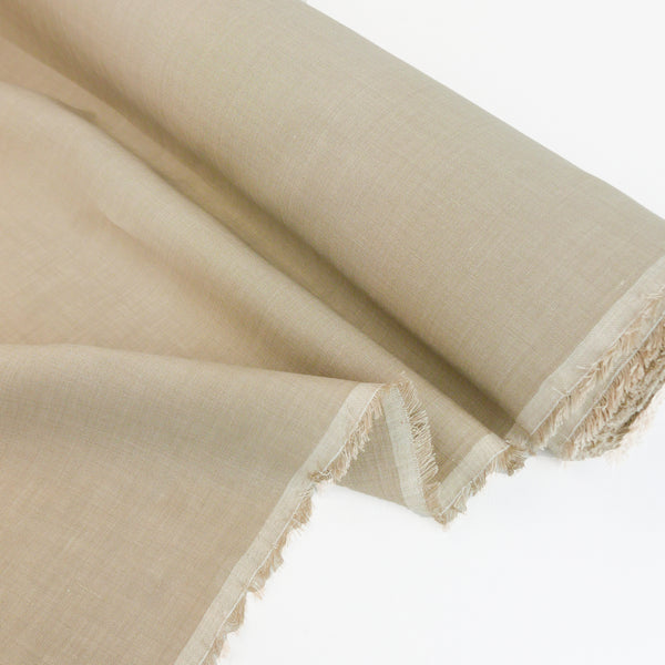Gia - European Slubbed Linen | Oatmeal