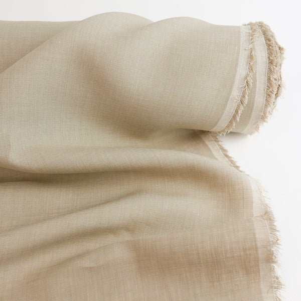 Gia - European Slubbed Linen | Oatmeal