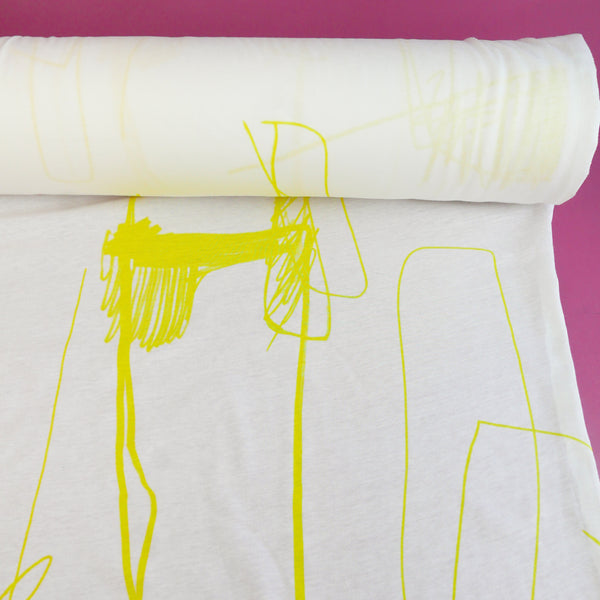 Edgar - Australian Cotton Knit | Lemon Scribble