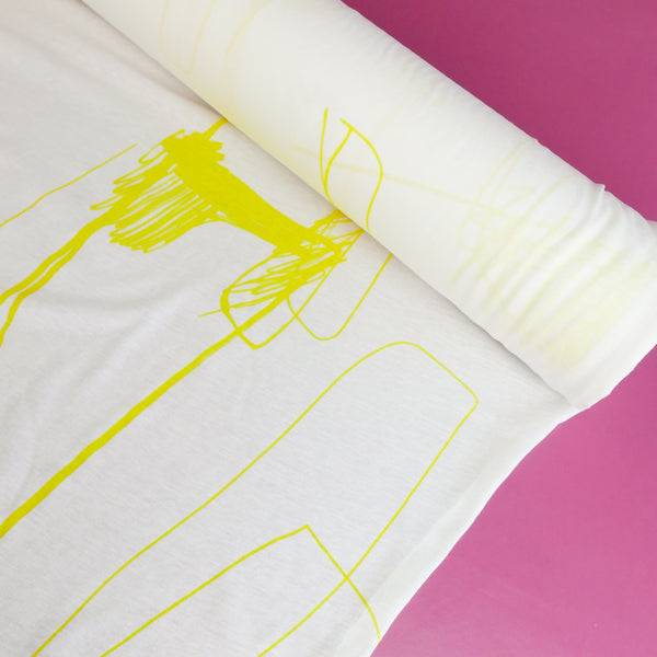 Edgar - Australian Cotton Knit | Lemon Scribble