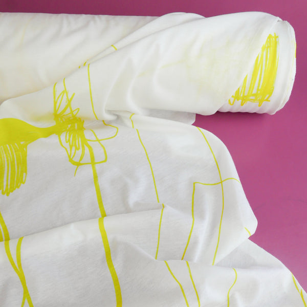 Edgar - Australian Cotton Knit | Lemon Scribble