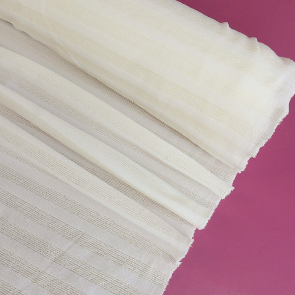 NZ Merino Wool Jacquard Knit - Thin Stripe