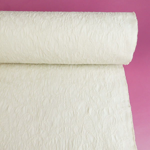 Serafina - Japanese Cotton Jacquard | Off-White