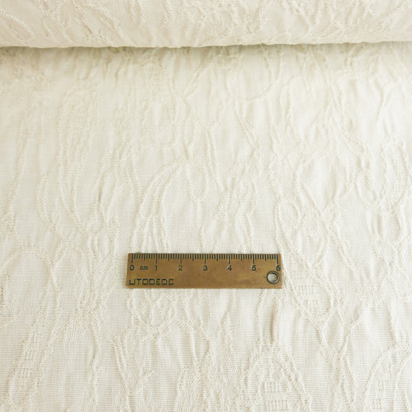Serafina - Japanese Cotton Jacquard | Off-White