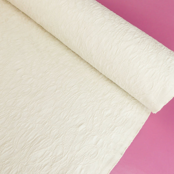Serafina - Japanese Cotton Jacquard | Off-White