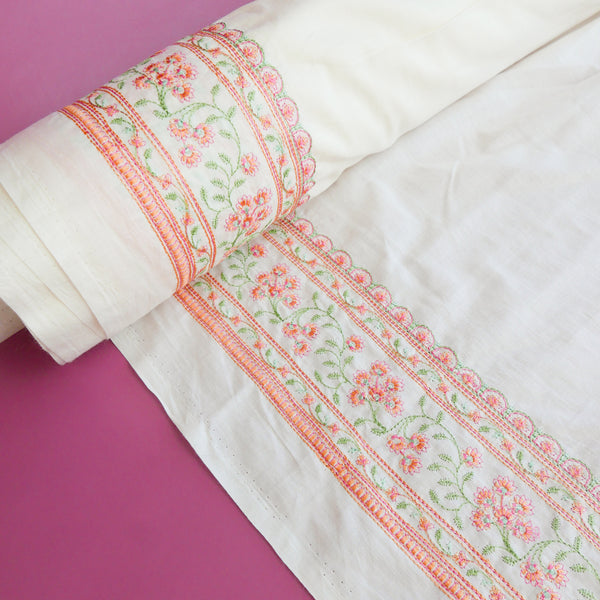 Capri - Embroidered Cotton Voile | Floral