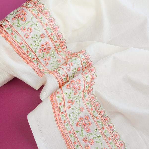 Capri - Embroidered Cotton Voile | Floral