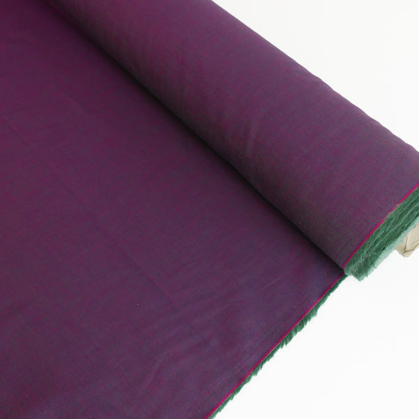 Rosalia - Shot Cotton Shirting | Grape (LAST CUT - 2.8M)