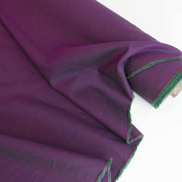 Rosalia - Shot Cotton Shirting | Grape (LAST CUT - 2.8M)