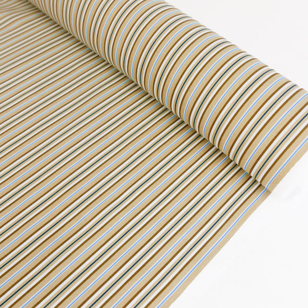 Federico - Printed Cotton Poplin | Mustard Seed