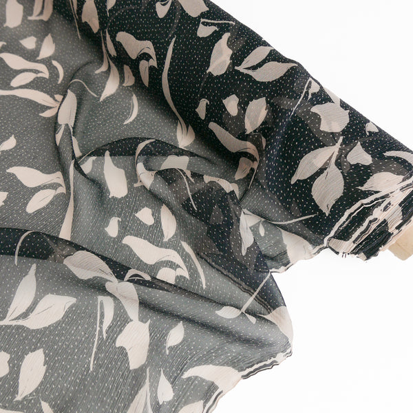 Brigid - Printed Silk Georgette | Tea Leaf