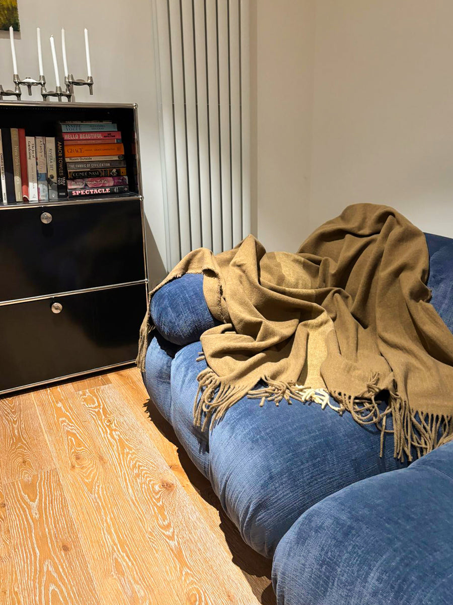Cashmere Blanket | Dark Caramel