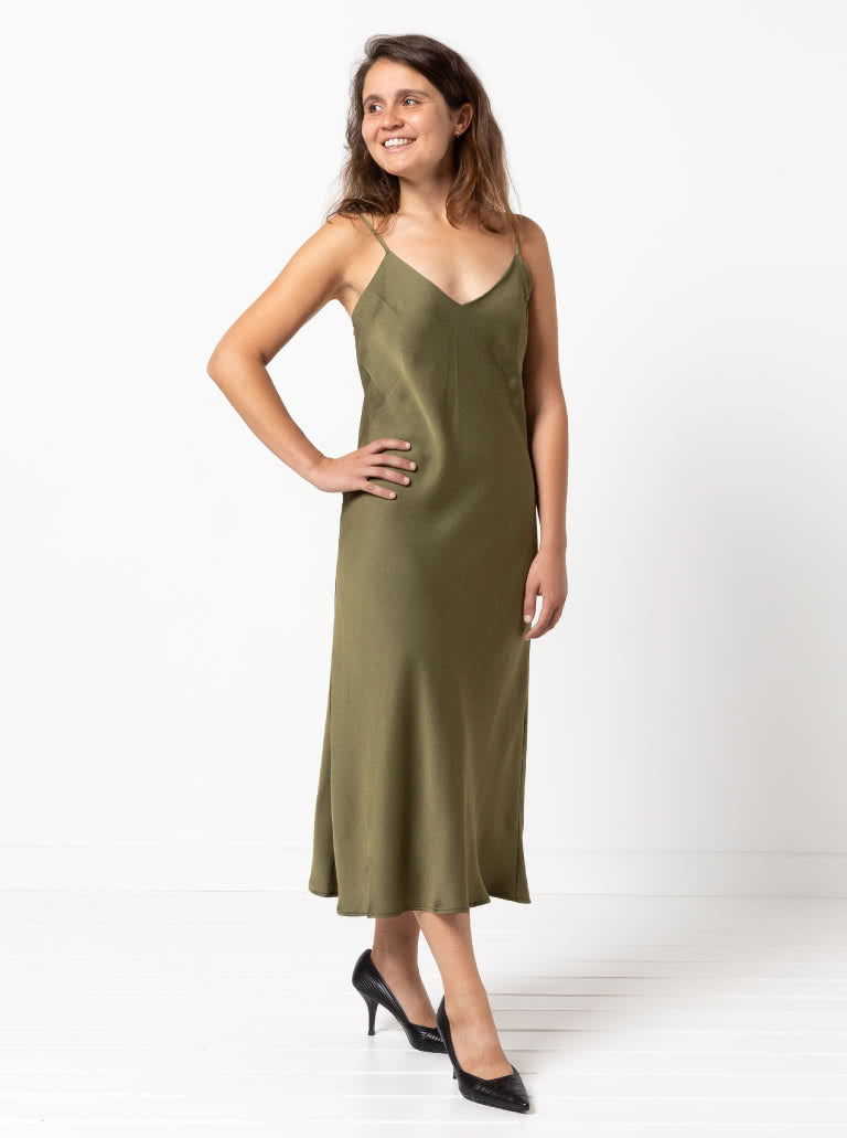 Kingsley Bias Cut Dress and Cami Pattern - Style Arc