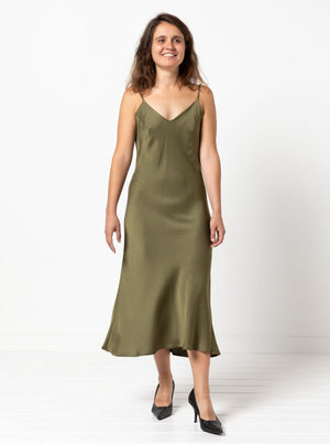 Kingsley Bias Cut Dress and Cami Pattern - Style Arc