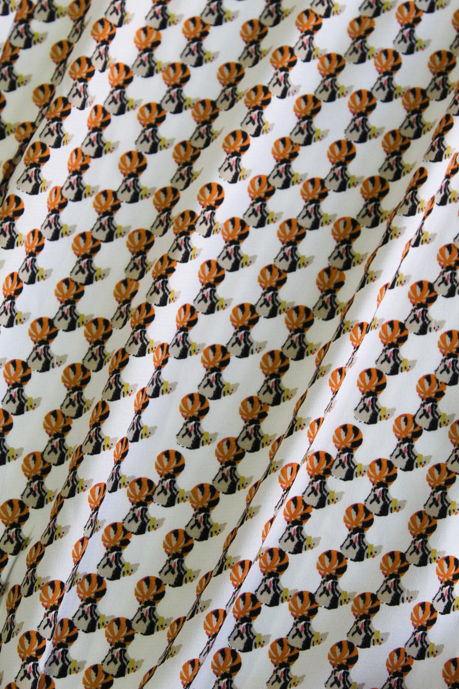 Duchamp - Printed Viscose | Orange