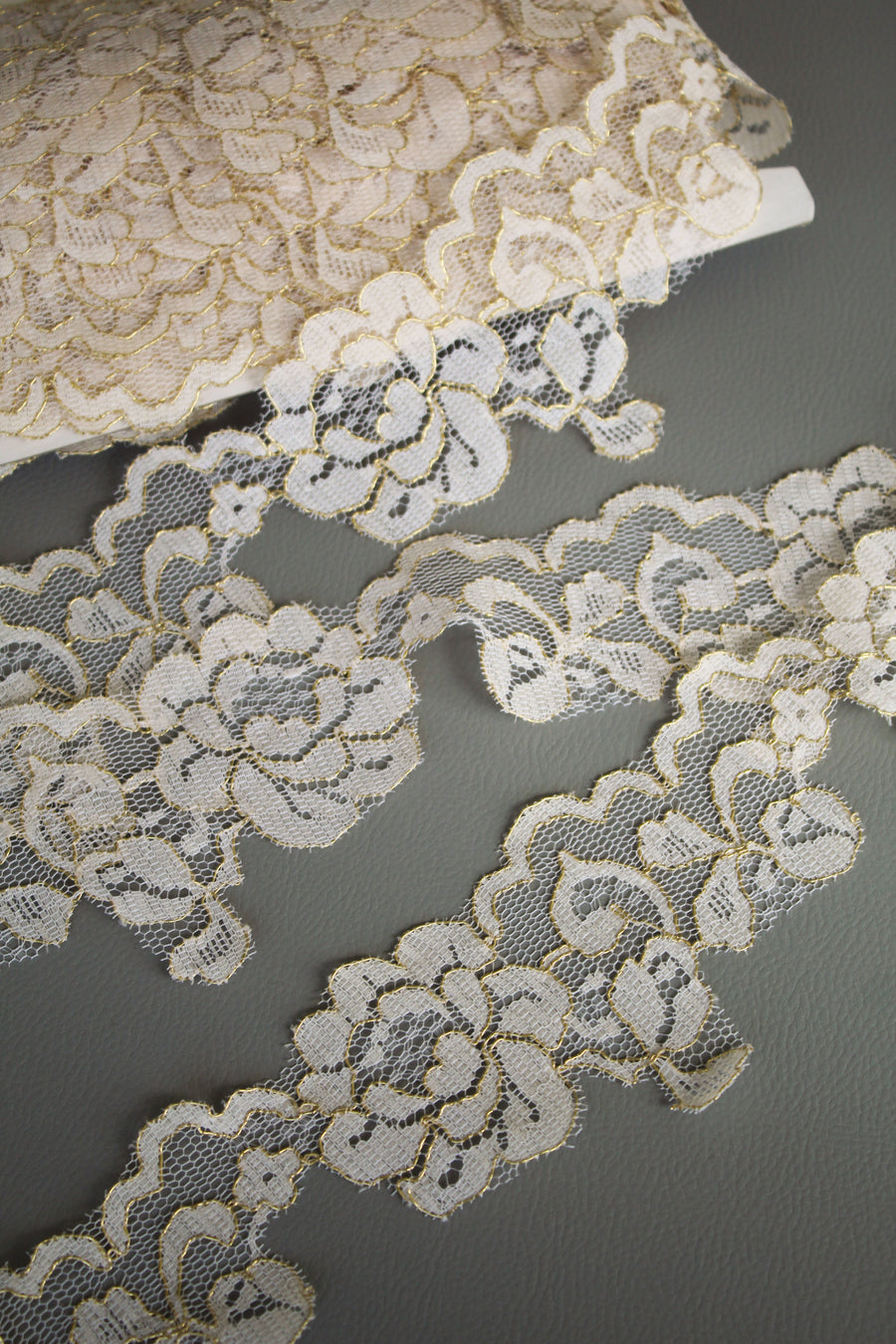 #11 Archival Alencon Lace - 8cm | Gold